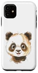 Coque pour iPhone 11 Motif panda Happy Fun idéal pour l'école, unique