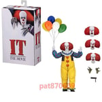 7" NECA Stephen King's IT Pennywise Clown Ultimate Action Figure Model Toys UK