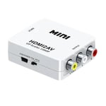 CABLING® Mini Convertisseur Adaptateur entrée HDMI, sortie 3 RCA (2 prises RCA Signal Audio stéréo et 1 Prise RCA Composite Video)