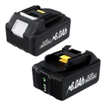 Makita 18V Batteribyte, 60Ah Kapacitet, Kompatibel med BL1860 och BL1850B, 1 B 1C