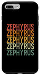 Coque pour iPhone 7 Plus/8 Plus Retro Sur Mesure Prénom Nom Zephyrus