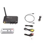 Bluetooth Digital till Analog Konverterare 2 Enheter Anslut Bluetooth DAC Konverterare Stöder Volymkontroll Musikväxling