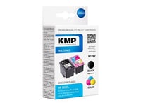 KMP MULTIPACK H178V - Pack de 2 - noir, couleur (cyan, magenta, jaune) - compatible - cartouche d'encre - pour HP ENVY Photo 62XX, Photo 71XX, Photo 78XX; ENVY Inspire 72XX, 79XX; Tango