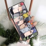 Anime Naruto Sasuke Itachi Akatsuki Kakashi Tempered Glass Case for Samsung S8 S9 S10 Plus Note 9 10 20 Plus Ultra 5G S10e Phone Covers (16, Samsung S9 Plus)
