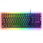 AKUMA - Clavier Gaming à Membrane SHÔNEN T02 TKL 88 Touches Rétroéclairées LED RGB Programmable - Filaire USB - AZERTY Français - Compact sans Pavé Numérique