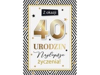 Kort För 40-Årsdag