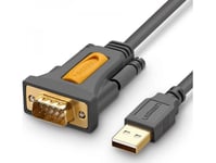 Ugreen Usb-A - Rs-232-Kabel 1,5 M Grå (Ugr333)