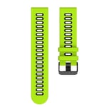 Twin klockarmband till Garmin Forerunner 55 - Lime/svart