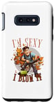 Coque pour Galaxy S10e I'm sexy and I blow it funny leaf blower dad blague