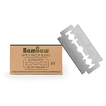 Bambaw - Rakblad Refill till Säkerhetsrakhyvel, 5-pack