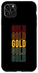 Coque pour iPhone 11 Pro Max Gold Pride, Or