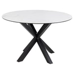 Urban Fusion Collection - Verdun Matbord 75x119x119 cm Keramiskt Vit