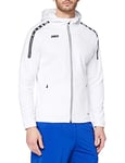 JAKO Champ Women Basic Hooded Jacket, Womens, Champ, White