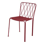 Fermob - Kintbury Chair Chili 43 - Ulkona käytettävät ruokailutuolit - Terence Conran - Punainen - Metalli