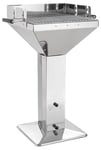 tepro Barbecue à charbon de bois Vista (barbecue à colonne), acier inoxydable, système de ventilation, hauteur de travail confortable (environ 86-90 cm), dimensions : environ 63 x 48 x 91 cm