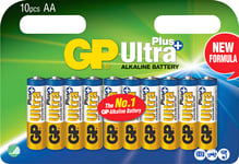Batteri GP Batteries Alkaline Ultra Plus AAA 10-p