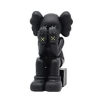 2024 Cartoon Kaws Modell Konstleksaker Figurer Heminredning Dekoration För Barnpresenter Ny  (FMY) Black