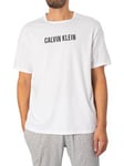 Calvin KleinIntense Power Lounge Logo T-Shirt - White/Black