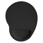 GYMNASTIKA Ergonomic Mouse Pad with Wrist Rest – Home Office Solid Color Anti-Slip Gaming Mouse Pad Mice Mat with Wrist Support for Computer, Laptop Black
