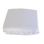 Atano Protège Matelas Forme Drap Housse Microfibre/Polyester Blanc 140 x 190 cm