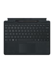 Surface Pro Signature Keyboard - keyboard - with touchpad accelerometer Surface Slim Pen 2 storage and charging tray - Belgium - black - with Slim Pen 2 - Tastatur - Belgisk - Sort