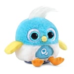 VTech LoLibirds Lolito Blue Oiseau en Peluche interactif à accrocher à l'épaule Animal de Compagnie Qui répète ce Que Vous Dites, Chant, Trinan, Cadeau pour Enfants de 4 à 10 Ans
