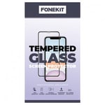 FoneKit Full Cover skärmskydd, Samsung Galaxy A33, svart