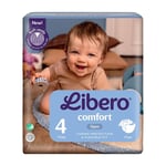 Blöja Libero Comfort New Size 4, 7-12kg