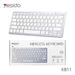 YESIDO 2.4GH SLIM WIRELESS BLUETOOTH KEYBOARD FOR IMAC IPAD ANDROID TABLET PC UK