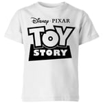 T-Shirt Enfant Contour du Logo Toy Story - Blanc - 3-4 ans - Blanc