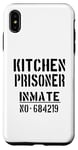 Coque pour iPhone XS Max Slogan humoristique « Kitchen Prisoner »