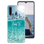 Pnakqil Blackview A80 Pro Case Clear Transparent with Pattern Cute Silicone Shockproof Soft Gel TPU Ultra Thin Rubber Protective Back Phone Case Cover for Blackview A80 Pro, Landscape