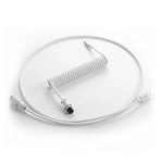 CableMod Pro 150cm White Coiled Keyboard Cable