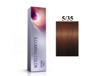 Wella Professionals, Illumina Color, Permanent Hair Dye, 5/35 Light Chestnut Golden Mahogany, 60 ml
