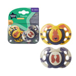 Tommee Tippee 2 sucettes Closer to Nature Fun mixte MULTICOLORE