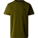 The North Face Mens S/S Simple Dome Tee (Grön (FOREST OLIVE) Large)