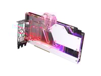 Phanteks Glacier G40, Vattenblock + Bakre Platta, Akryl, Koppar, Transparent, Vit, Gpu, Grafikkort, Msi Geforce Rtx 4090 Suprim X 24G Msi Geforce Rtx® 4090 Suprim 24G Msi Geforce Rtx® 4090 Gaming...