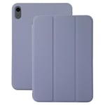 Fodral för iPad Air 11 (2024) - Tri-Fold Stativ, Läder, Magnetiskt, Auto-Väckning/Sovläge - Matcha (FMY) Multicolor Purple