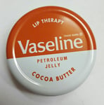 2 X Vaseline Lip Therapy Petroleum Jelly Cocoa Butter 20g