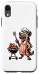 iPhone XR Cartoon Hyena Grill BBQ Chef Case