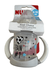 NUK First Choice Sippy Cup | 6-18 Months | 150 ML | Grippy Handles