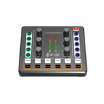 Spelaudiomixer, 4-kanals RGB-mixer, XLR-mikrofoninterface, M8