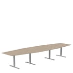 Lanab Group Konferensbord 4200 x 1200 800 mm | Upptill 14 personer Vitlaserad ask