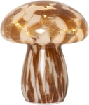 Funghi Bordsdekoration 17cm Brun