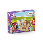 Schleich 42458 Hannah's guest horses with Ruby dog horse playset toys horses toy