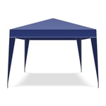 Tente Pliable 3x3 Tonnelle De Jardin Automatique Barnum Pliante Avec Sac Couleur Bleu