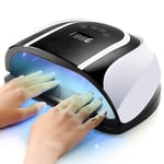 UNIVIEW UV Nail Dryer, 120W LED UV Nail Dryer Professional with 4 Timers 30/60/90 / 120S LCD, UV Lamp Nail Varnish Semi Permanent Gel Polish and etc. (Color : 120W SUN M1)