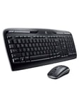 Logitech MK330 Trådlös kombination - Tastatur & Mus set - Grekiska - Svart