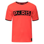 Nike Replica T-Shirt Jordan x PSG - Röd/Svart LIMITED EDITION adult