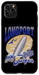 iPhone 11 Pro Max New Jersey Surfer Longport NJ Surfing Beach Sand Boardwalk Case